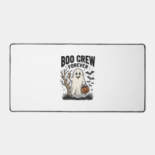 Boo Crew Forever Vintage Geist Halloween-Shirt Des Schreibtischunterlage