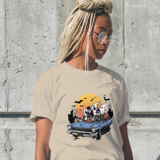 Boo Crew Funny T Rex Vintages T-Shirt (Von Creator hochgeladen)