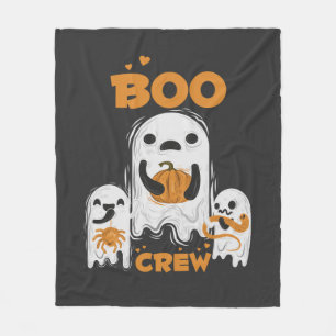 Boo Crew Geist Halloween Fleece Decke