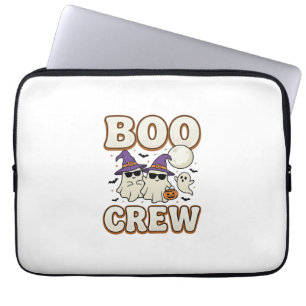 Boo Crew Geist Halloween Vintage Vektor Design_1 Laptopschutzhülle