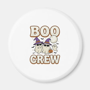 Boo Crew Geist Halloween Vintage Vektor Design_1 Magnet