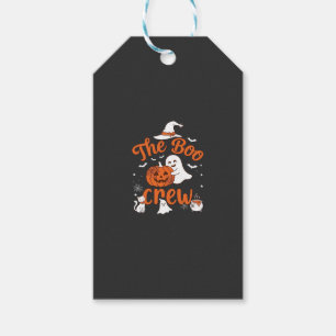 Boo Crew Geist-Kürbis Weiße Katze Hexenhut Geschenkanhänger