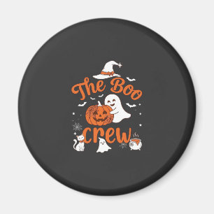 Boo Crew Geist-Kürbis Weiße Katze Hexenhut Magnet