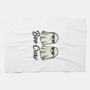 Boo Crew Geister Vintage Halloween-Shirt-Design_1 Geschirrtuch