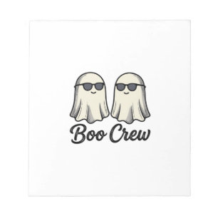 Boo Crew Geister Vintage Halloween-Shirt-Design_1 Notizblock