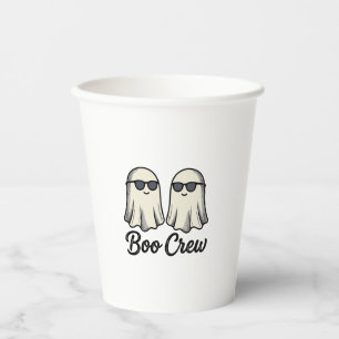 Boo Crew Geister Vintage Halloween-Shirt-Design_1 Pappbecher