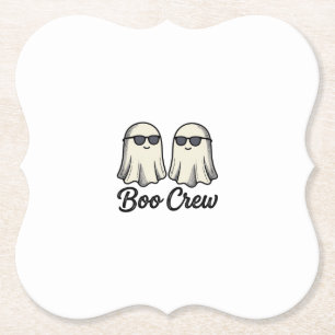 Boo Crew Geister Vintage Halloween-Shirt-Design_1 Untersetzer