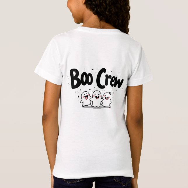 Boo Crew Ghost Design T-Shirt (Rückseite)