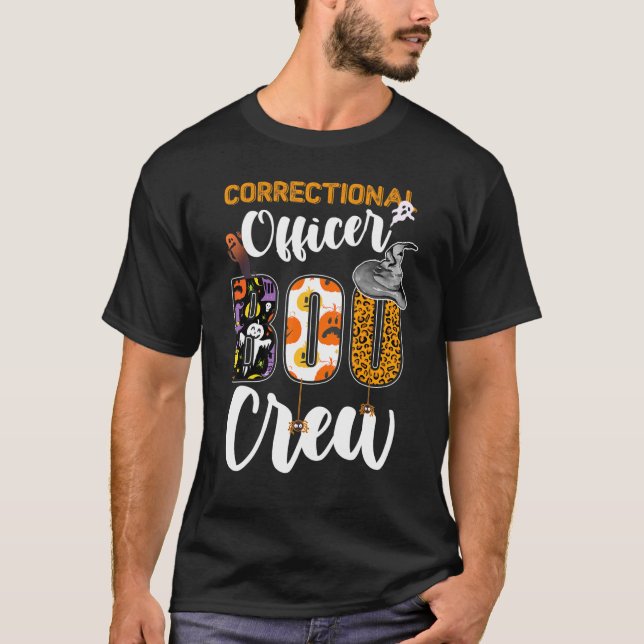 Boo Crew Ghost Funny Hallowee T-Shirt (Vorderseite)