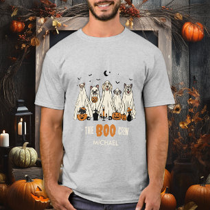 BOO Crew Ghost-Hunde personalisieren Matching Hall T-Shirt