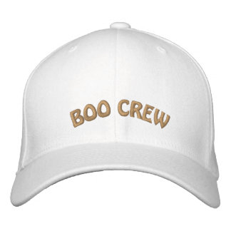 BOO-CREW Halloween-Cap Bestickte Baseballkappe