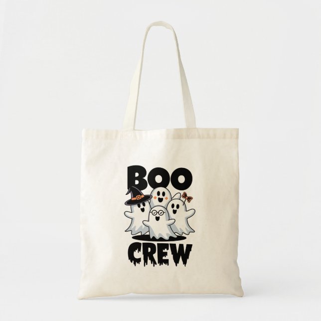 Boo-Crew Halloween-Familienspiel Tragetasche (Vorne)