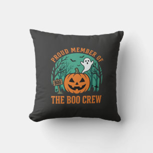 Boo Crew Halloween-Geist-Kürbis-Design_1 Kissen