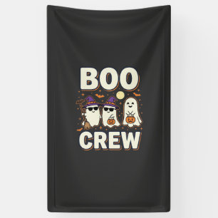 Boo Crew Halloween-Geister Vektor-Design_1 Banner