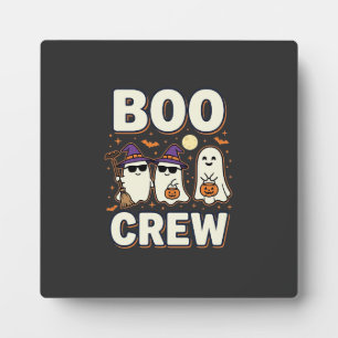 Boo Crew Halloween-Geister Vektor-Design_1 Fotoplatte