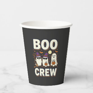 Boo Crew Halloween-Geister Vektor-Design_1 Pappbecher