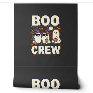 Boo Crew Halloween-Geister Vektor-Design_1 Tapete