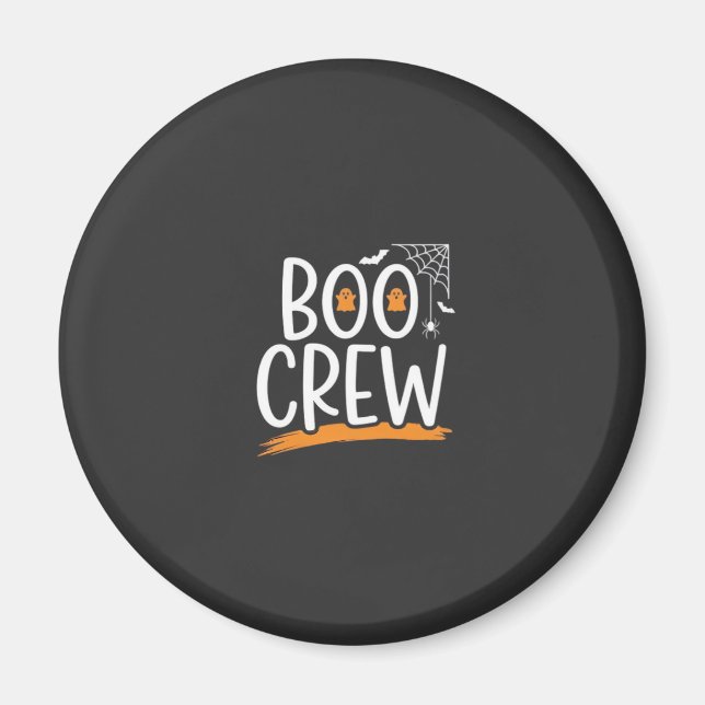 Boo Crew Halloween-Geisterdesign_1 Magnet (Vorne)