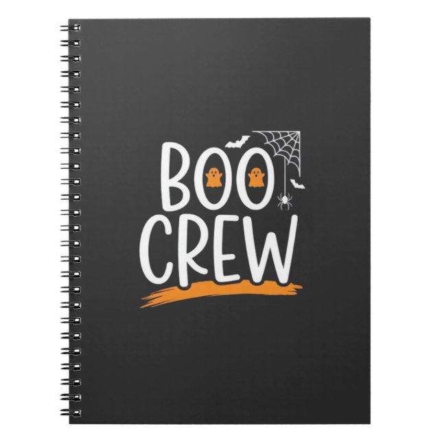 Boo Crew Halloween-Geisterdesign_1 Notizblock (Vorderseite)