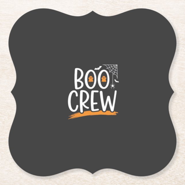 Boo Crew Halloween-Geisterdesign_1 Untersetzer (Vorderseite)