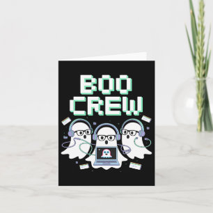 Boo-Crew Halloween IT-Help-Desk-Support-Steg Karte