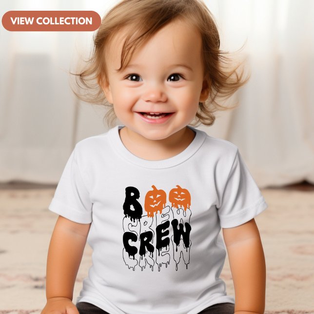 Boo Crew Halloween Matching Familienkind Kleinkind T-shirt (Von Creator hochgeladen)