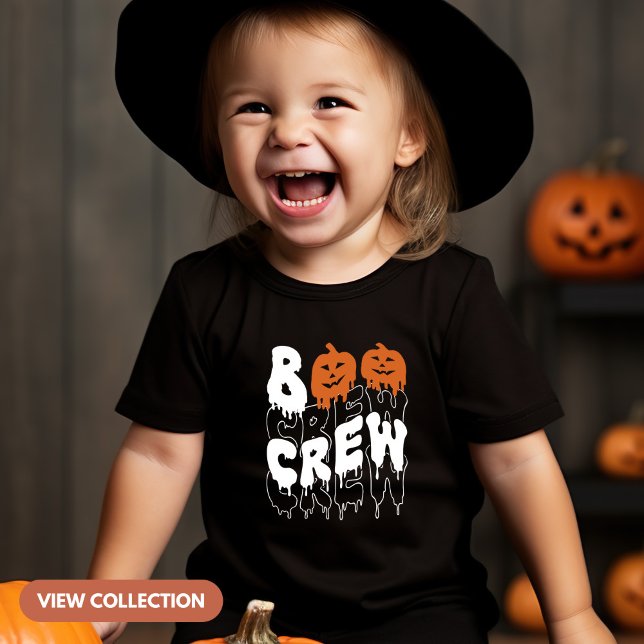 Boo Crew Halloween Matching Familienkind Kleinkind T-shirt (Von Creator hochgeladen)