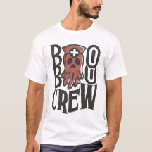 Boo Crew Halloween Nurse Ghost Spooky Squad Design