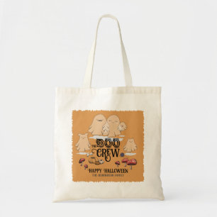 Boo Crew Halloween Personalisiert Familienname Tragetasche