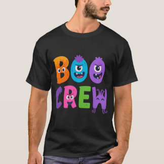Boo Crew Halloween T - Shirt - Niedliche Monsterbr