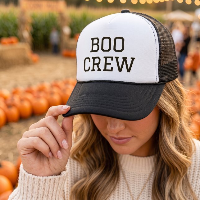 Boo Crew Halloween Truckerkappe (Von Creator hochgeladen)
