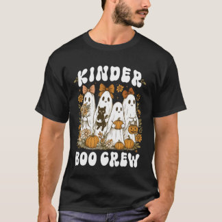 Boo Crew Kindergarten Lehrer Halloween Geist Fraue T-Shirt