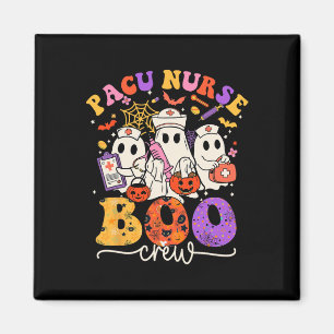 Boo Crew Kostüm Funny Nurse Ghost Halloween Magnet
