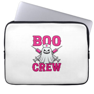 Boo Crew Krankenschwester Geist Halloween Laptopschutzhülle
