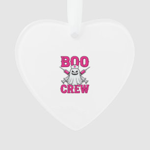 Boo Crew Krankenschwester Geist Halloween Ornament