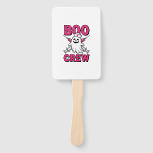 Boo Crew Krankenschwester Geist Halloween Vektor D Fächer