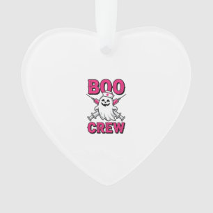 Boo Crew Krankenschwester Geist Halloween Vektor D Ornament