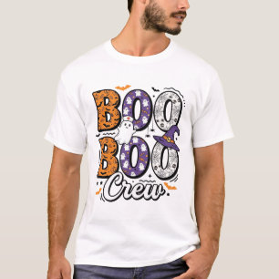 Boo Crew Krankenschwester Halloween Vintage Shirt