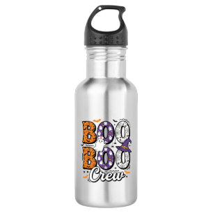 Boo Crew Krankenschwester Halloween Vintage Shirt  Edelstahlflasche