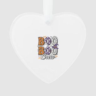 Boo Crew Krankenschwester Halloween Vintage Shirt Ornament