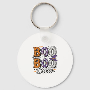 Boo Crew Krankenschwester Halloween Vintage Shirt Schlüsselanhänger