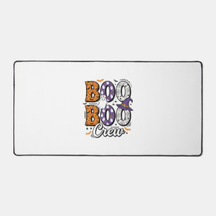 Boo Crew Krankenschwester Halloween Vintage-Shirt- Schreibtischunterlage