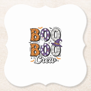 Boo Crew Krankenschwester Halloween Vintage Shirt  Untersetzer