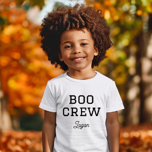 Boo Crew Mit Monogramm Halloween T-Shirt