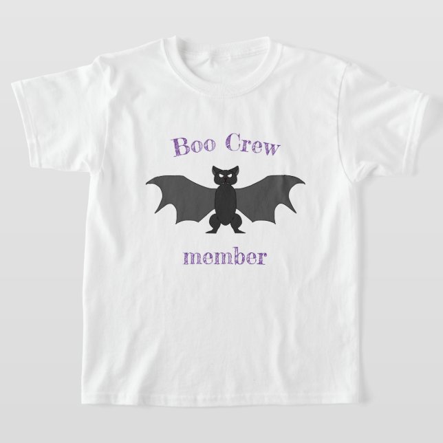 Boo Crew Mitglied Kid's White T-Shirt (Ablage )