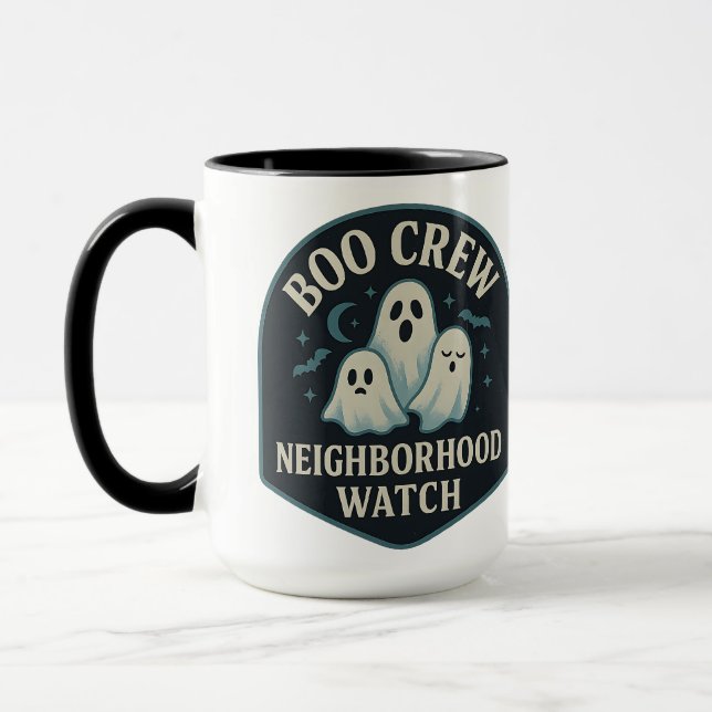 Boo Crew—Neighborhood Watch | Halloween Gifts Tasse (Links)