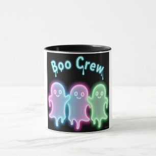 Boo Crew Neon Ghosts Halloween Tasse