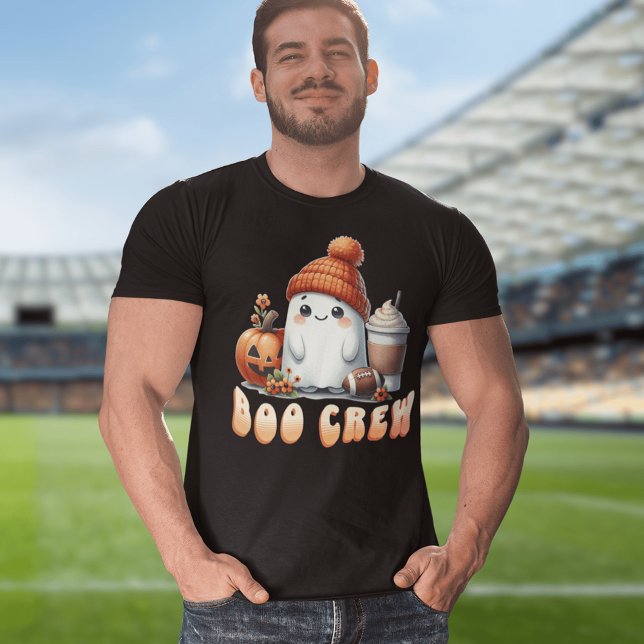 Boo Crew Niedlich Ghost Football Witziges Hallowee T-Shirt (Von Creator hochgeladen)