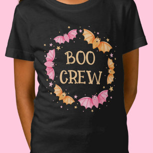 Boo Crew Niedlich Pastell Halloween T-Shirt