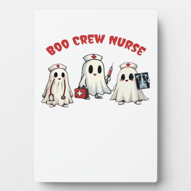 BOO CREW NURSE Essential T-Shirt Fotoplatte (Vorderseite)